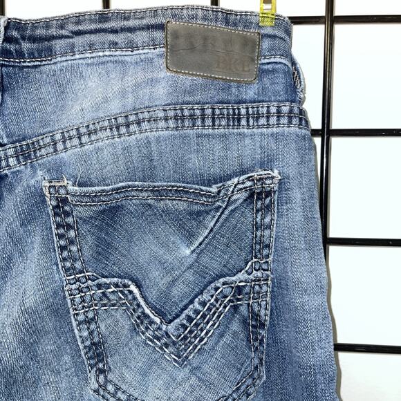 BKE Denim Derek Straight Jeans Mens 31R Bootcut - Picture 9 of 12